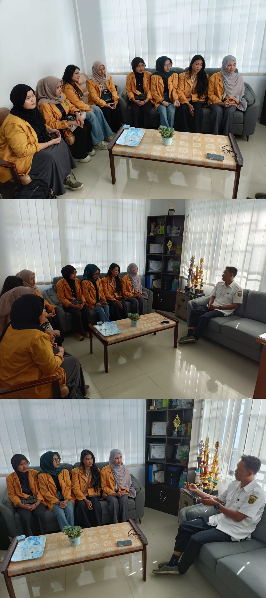 Menerima mahasiswa KKN Unmul
