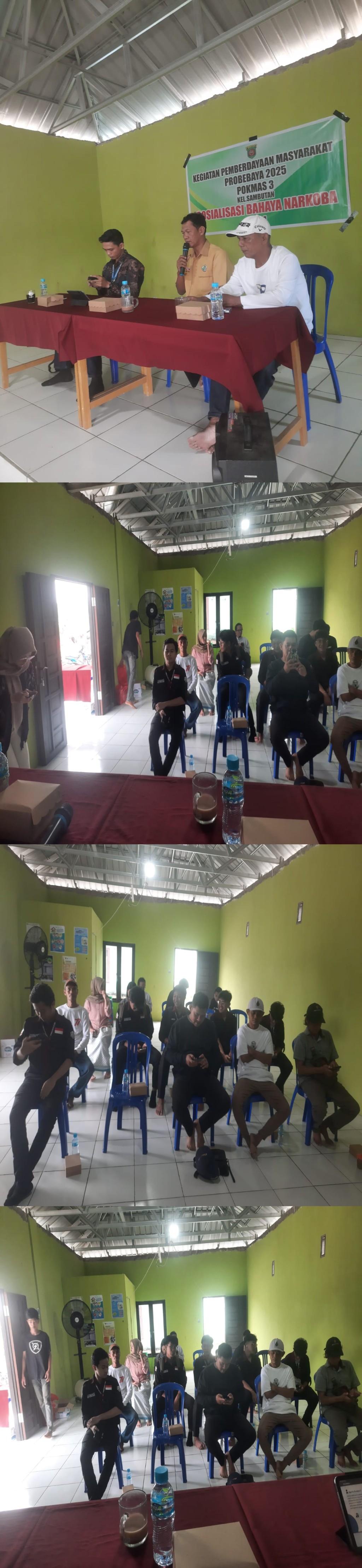 Melaksanakan Sosialisasi Bahaya Narkoba di RT. 34