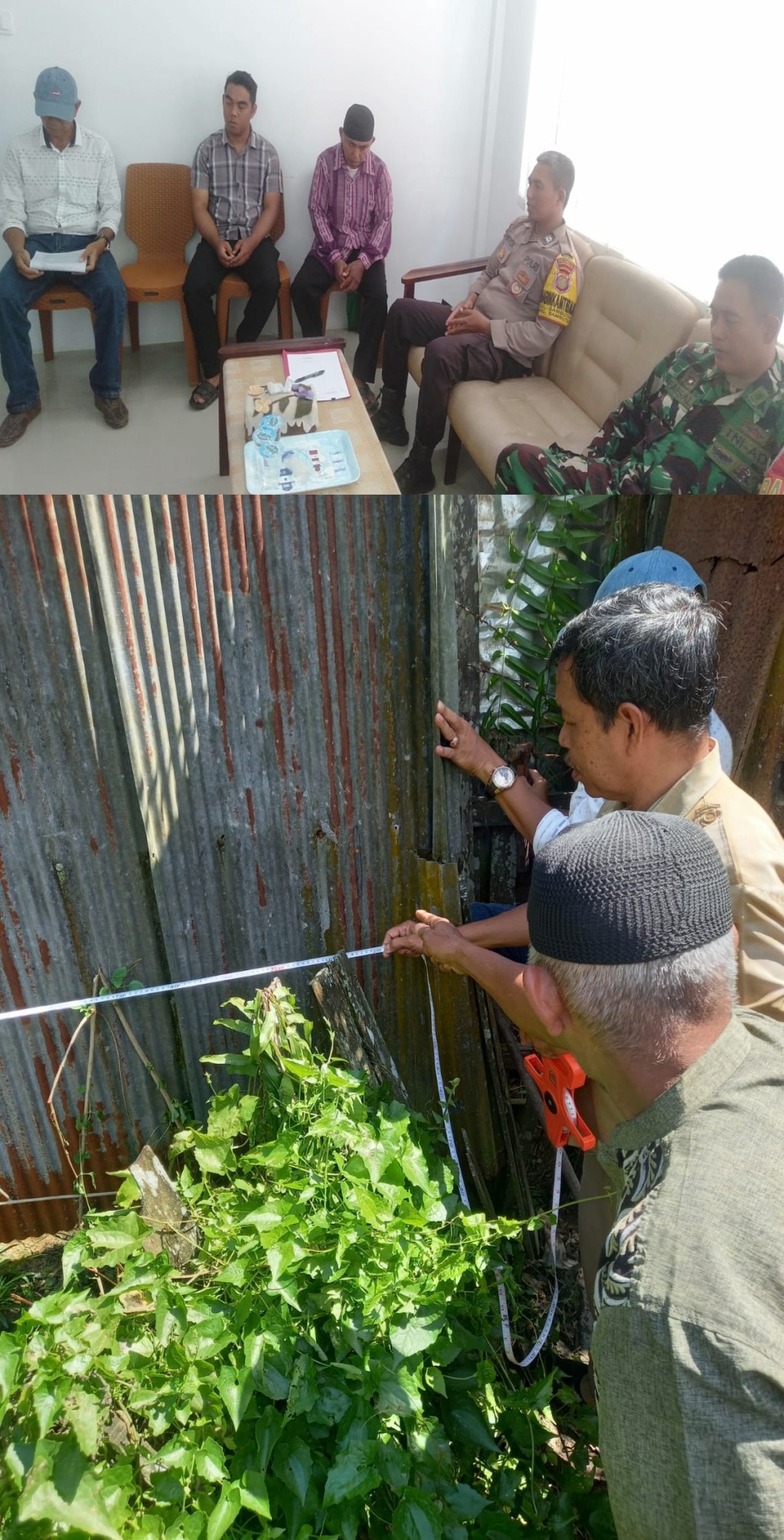 Mediasi masalah batas tanah