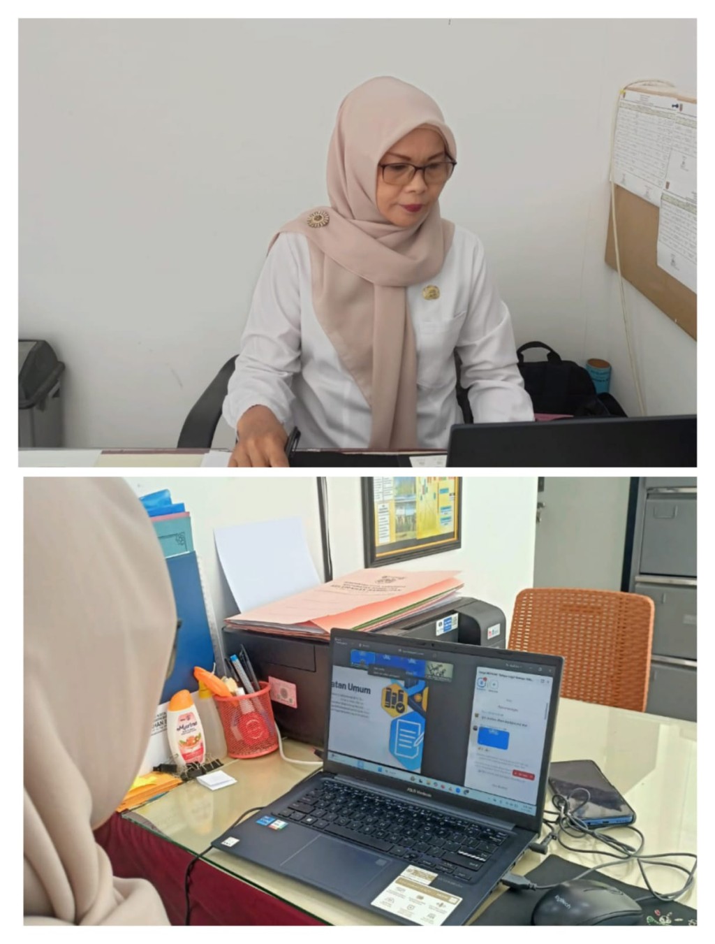 Mengikuti Zoom meeting dengan Topik Tanya BKPSDM Belajar lagi ? Kenapa Tidak !, Yg diselenggarakan BKPSDM Kota Samarinda