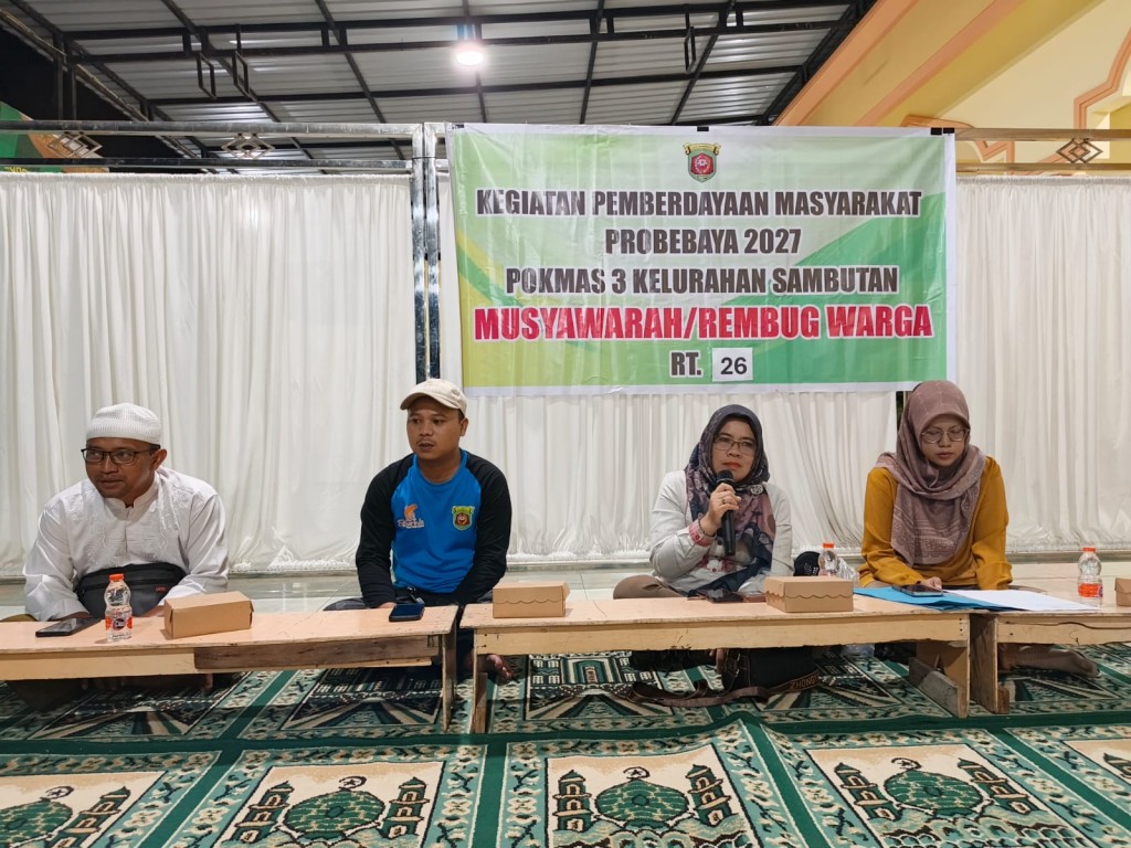 Rembug warga Pokmas 3 RT.26