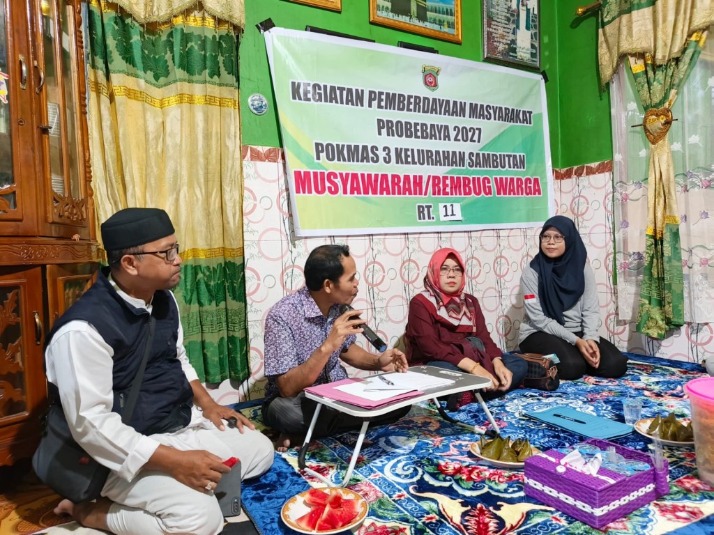 Rembug warga RT.11 Pokmas 3