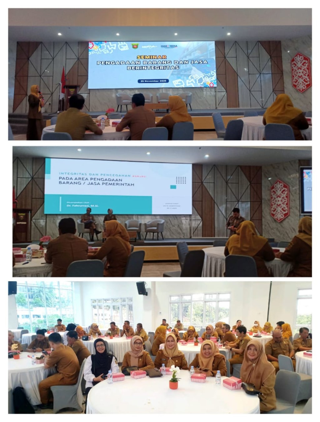 Seminar Pengadaan Barang dan Jasa Berintegritas