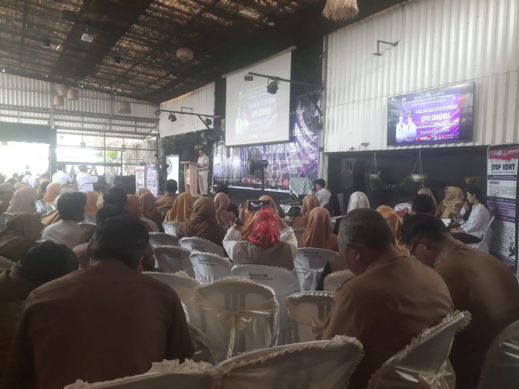 Sosialisasi dan Lounching aplikasi SOPPA (Sistem Online Pengaduan Perempuan dan Anak) Kota Samarinda