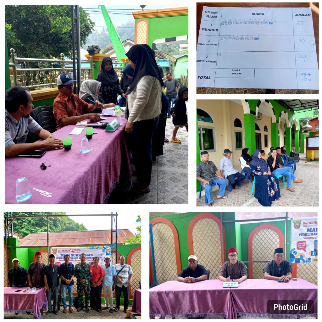 Pemilihan Ketua RT. 10 Periode Tahun 2026 - 2031