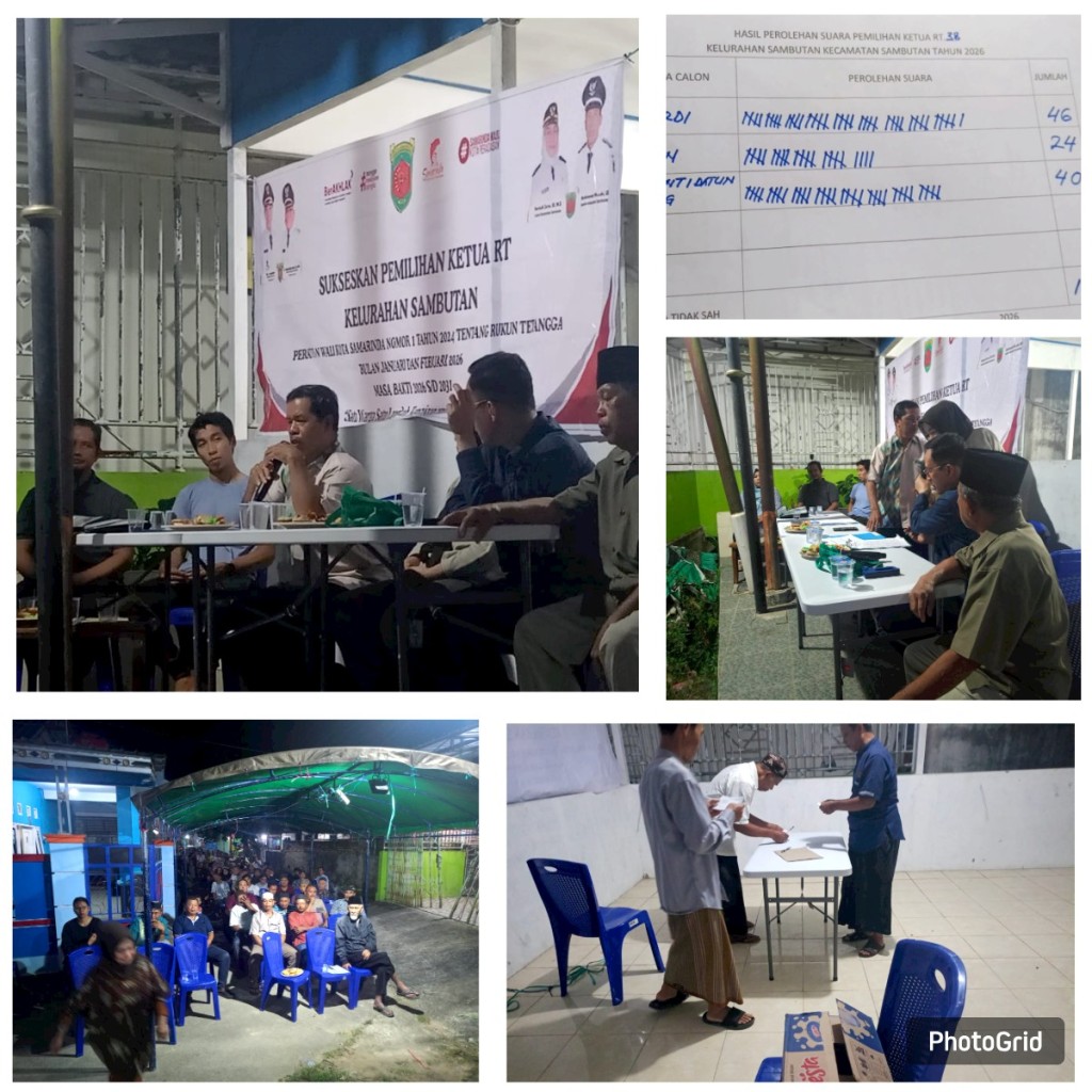 Pemilihan Ketua RT. 38 Periode tahun 2026 - 2031
