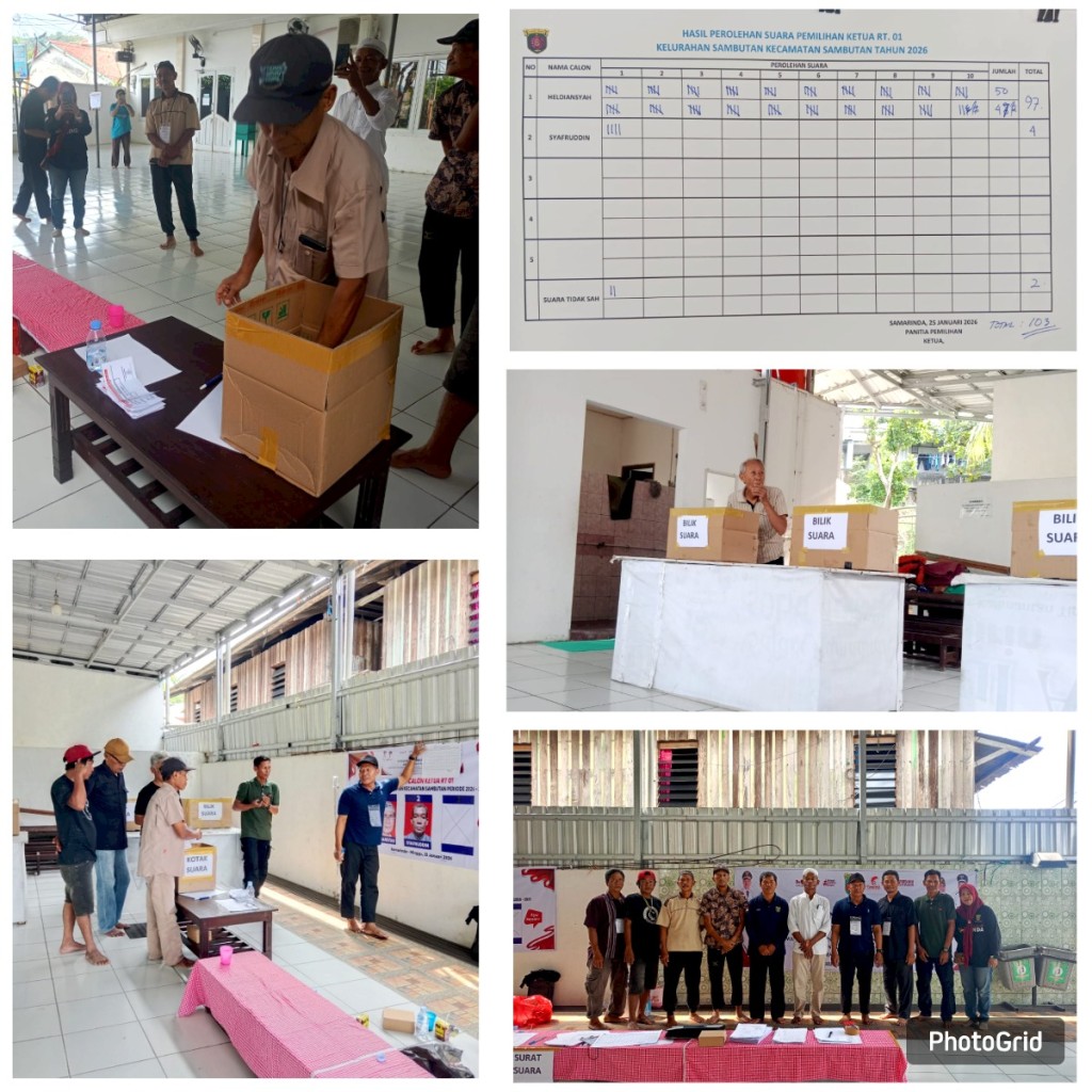 Pemilihan Ketua RT. 01 Periode Tahun 2026 - 2031