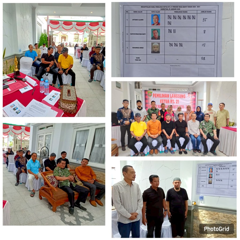 Pemilihan Ketua RT. 21 Periode Tahun 2026 - 2031