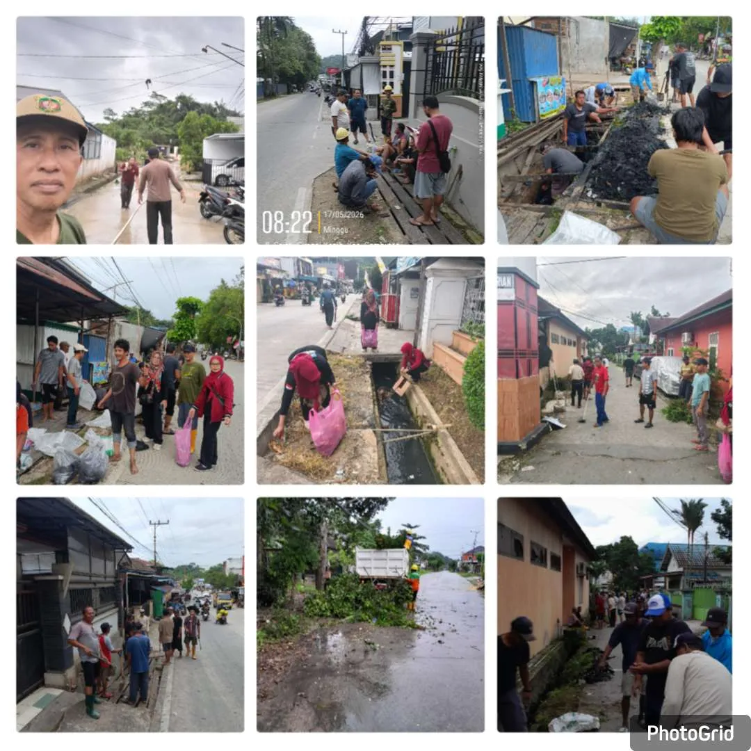 Gotong royong dan monitoring sarana prasarana