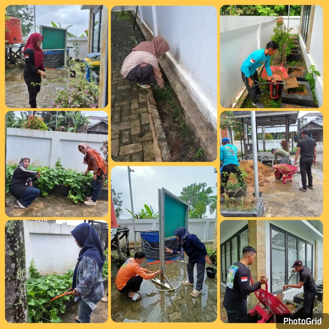 Pelaksanaan Gerakan Indonesia ASRI (Aman, Sehat, Resik, Indah)