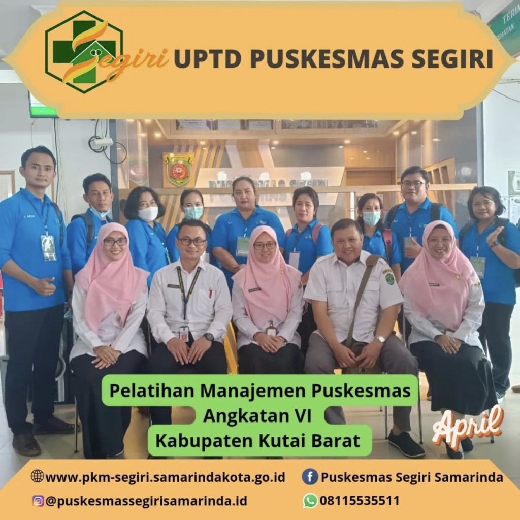 PELATIHAN MANAJEMEN PUSKESMAS ANGKATAN VI KAB. KUTAI TIMUR