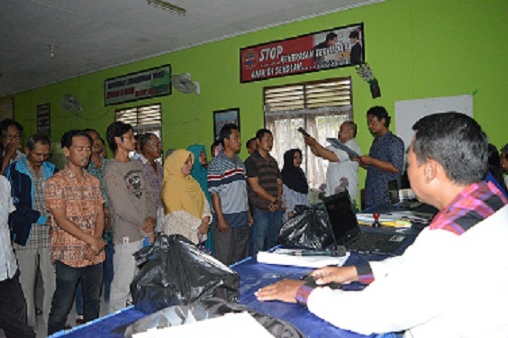 Pelantikan Anggota KPPS Se Kelurahan Selili