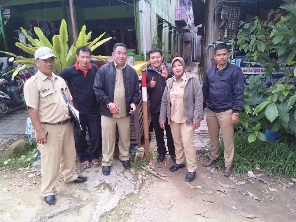 Menetukan Tapal Batas Kelurahan Sidomulyo Dan pelita