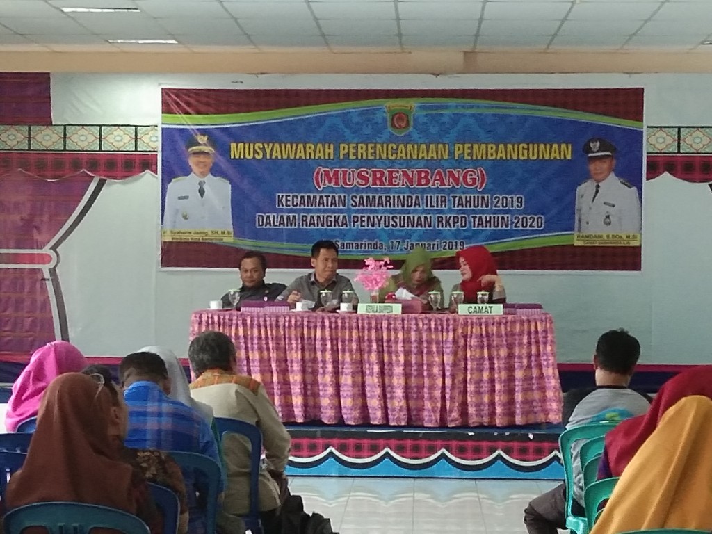 Acara Musrenbang Kecamatan Samarinda Ilir Tahun 2019