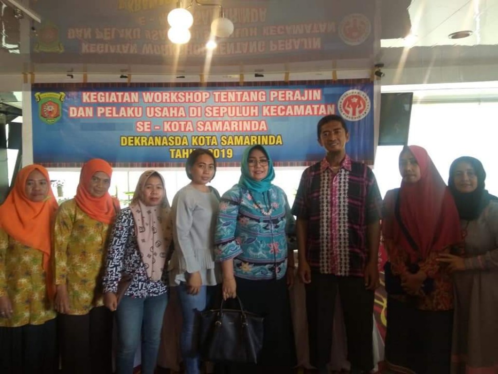 Menghadiri Kegiatan Workshop Tetang perajin Dan Pelaku Usaha di Sepuluh Kecamatan Kota samarinda