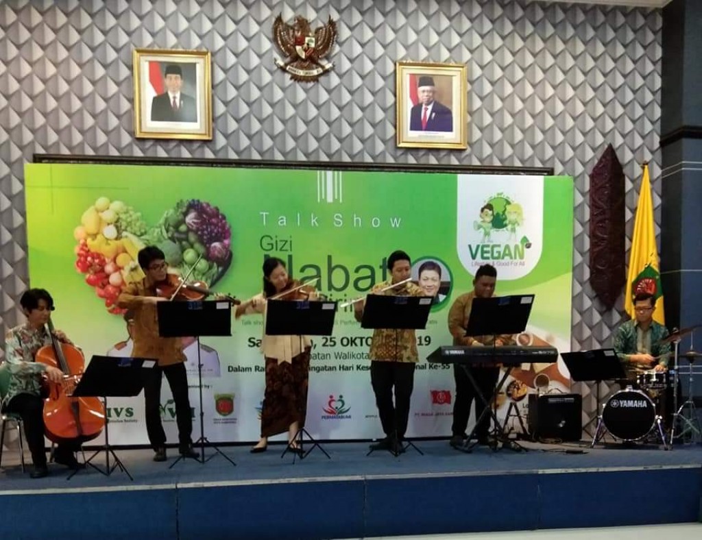 Menghadiri Talk Show Gizi Nabati Dan Lomba Masakan Kreasi terbuat dari tempe