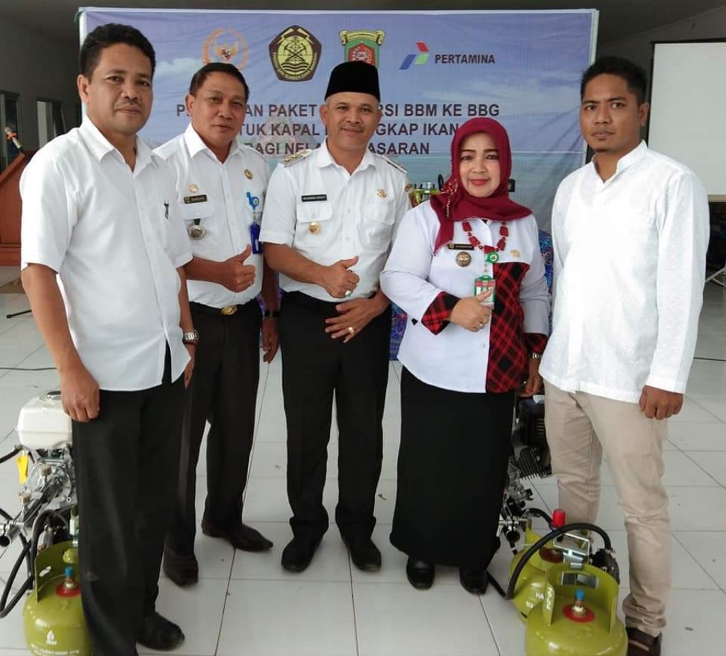 Pemberian Paket Konversi BBM Ke BBG untuk Kapal Penangkap Ikan Bagi Pelayan Sasaran Dippi Kelurahan Selili