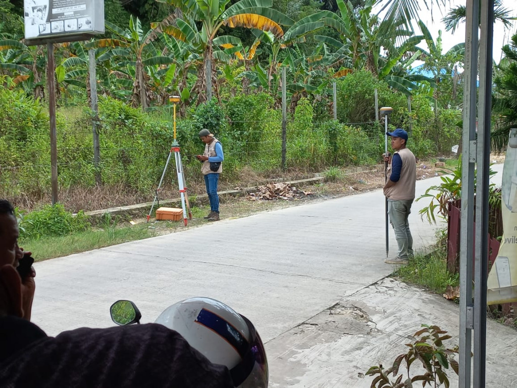 Pengukuran Tanah prona UKM di RT 10,12,22,Dan Kelurahan Selili