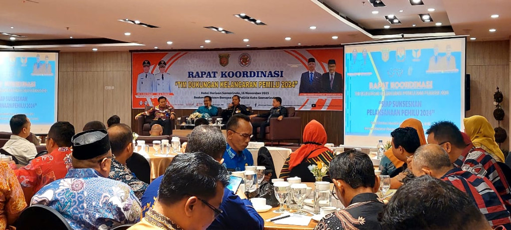 RAPAT KOORDINASI TIM DUKUNGAN KELANCARAN PEMILU 2024