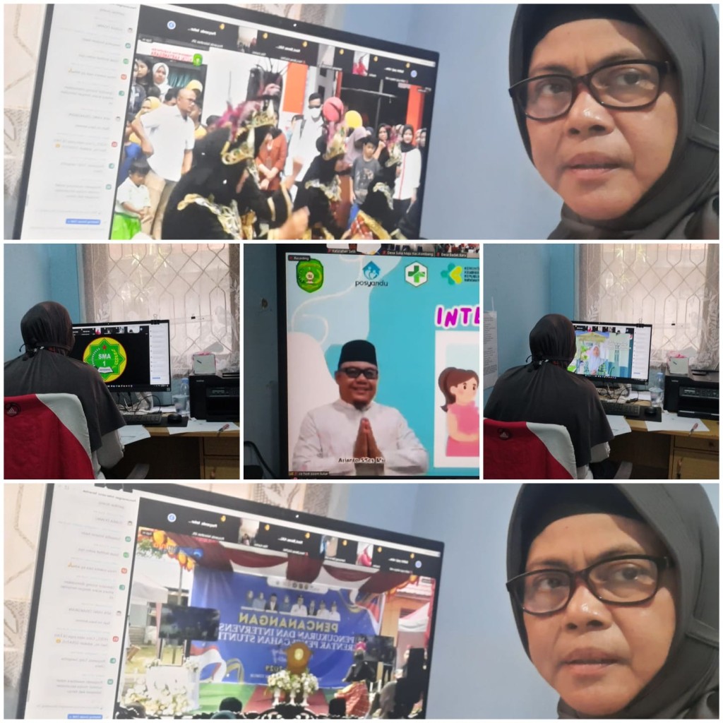 Meeting Zoom: Pencegahan Stunting dan Pelayanan Posyandu