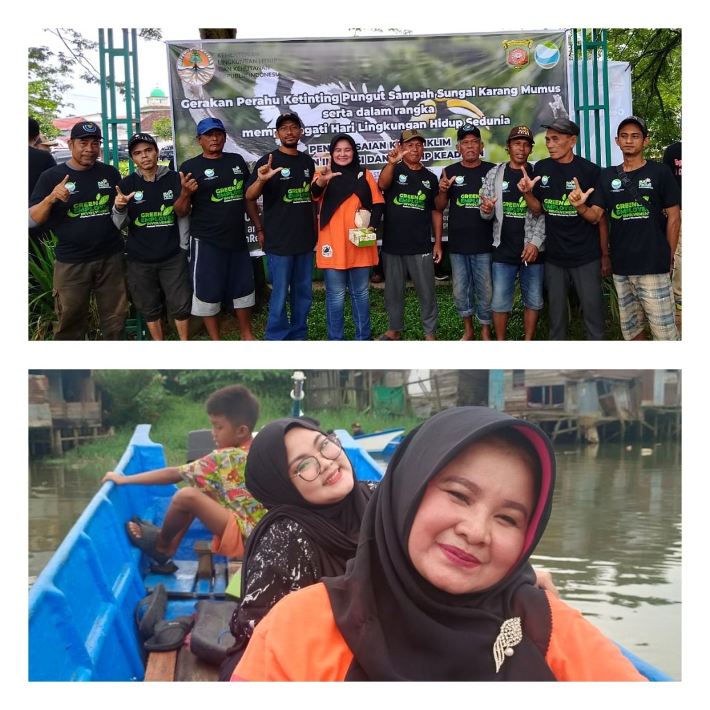 Aksi Kelurahan Selili dalam Gerakan Bersama Pungut Sampah Sungai Karang Mumus dalam Peringatan Hari Lingkungan Hidup Sedunia