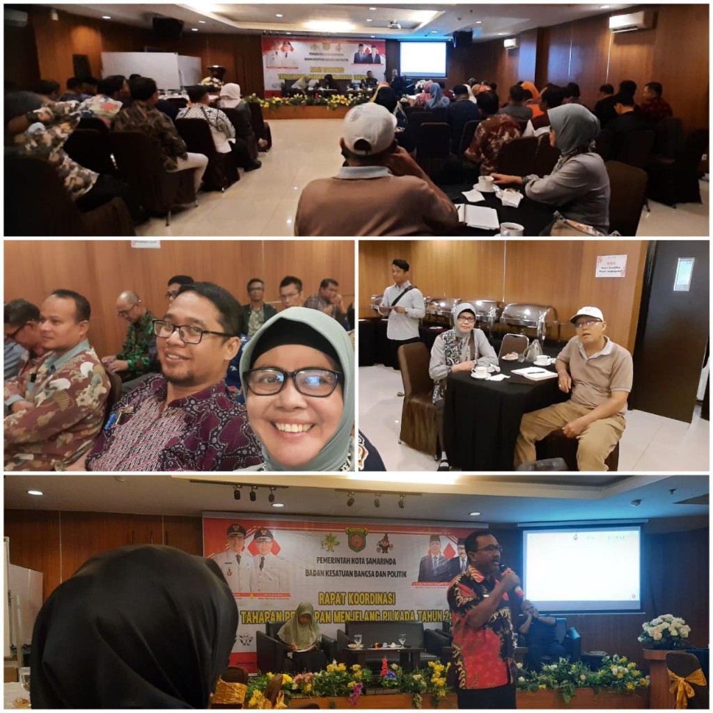 Rapat Koordinasi Persiapan Pilkada 2024 Digelar di Hotel Grand Kartika Samarinda