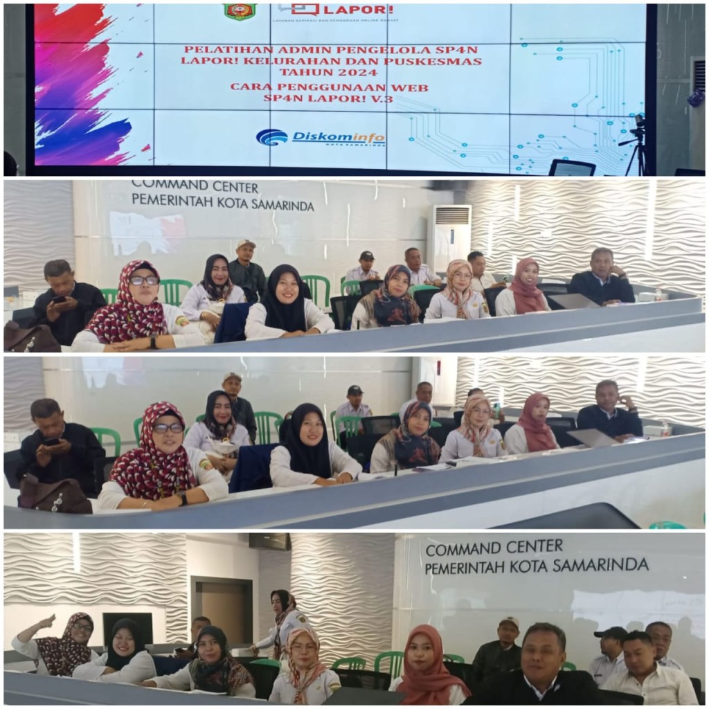 Kelurahan Selili hadir dalam pe;atihan penelolaan pengaduan pelayanan publik "SP4N-Lapor"