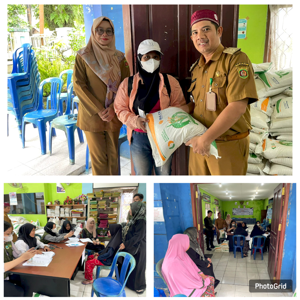 Kelurahan Selili Mulai Bagikan Beras Bulog 10 Kg kepada 699 Warga Penerima Bantuan dari POSINDO (08/07/2027)