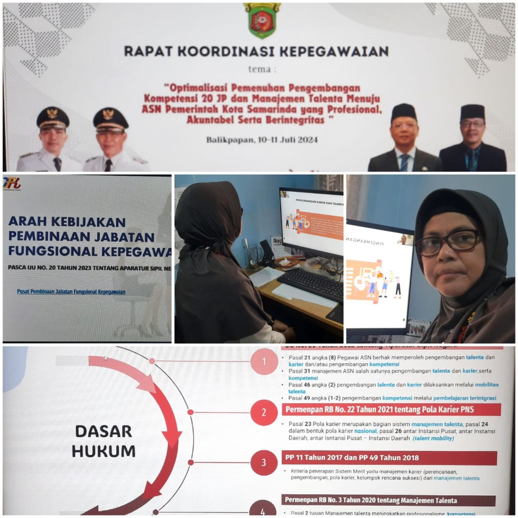 Sekretaris Lurah Selili Hadiri Rapat Koordinasi Kepegawaian Melalui Zoom Meeting (10/072024)
