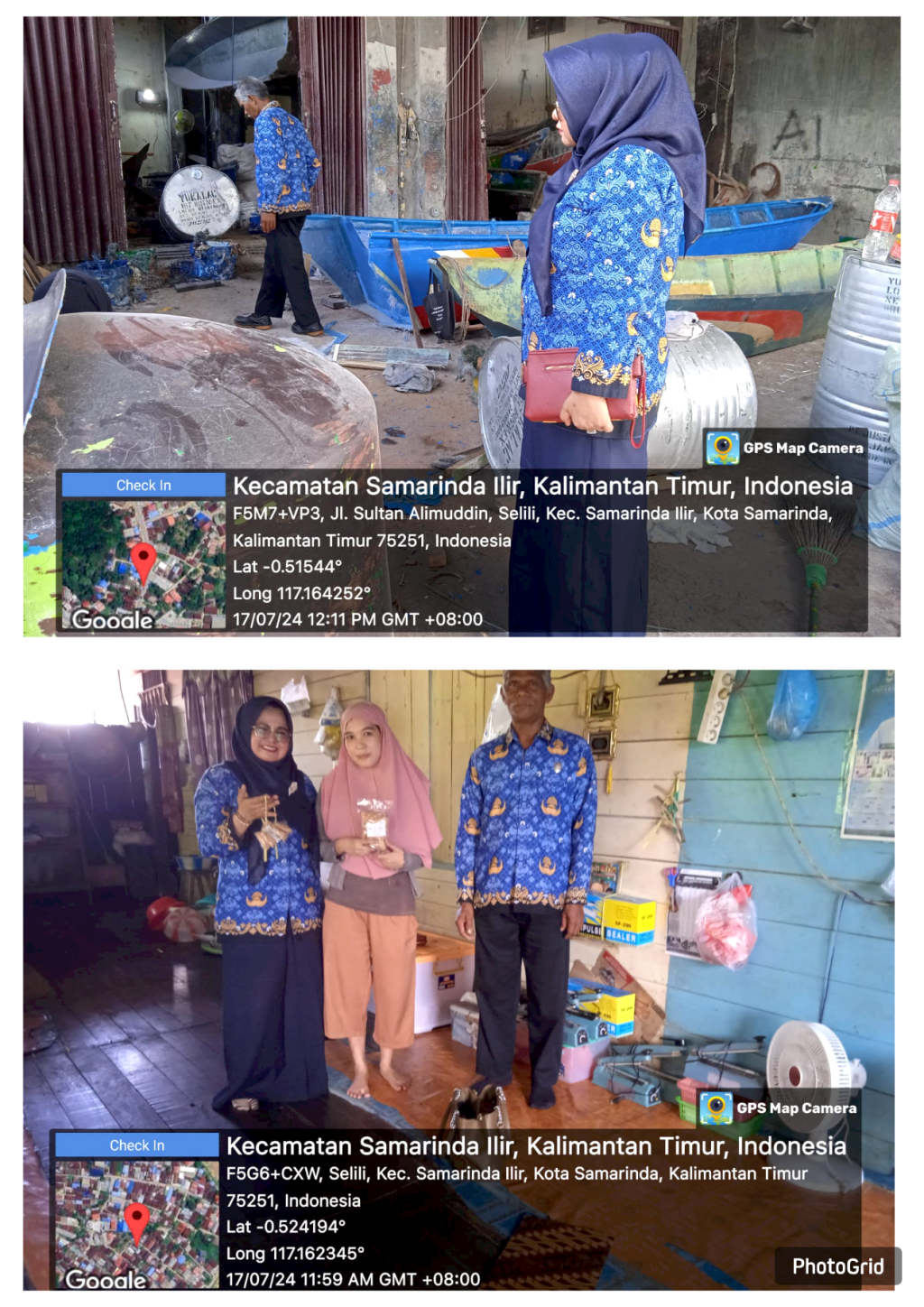 Monitoring Industri Kecil Mikro di Kelurahan Selili, Samarinda (17/07/2024)