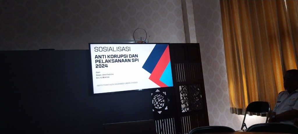 Lurah Selili hadiri sosialisasi anti korupsi dan implementasi Sistem Pengendalian Intern (SPI) tahun 2024 di Kecamatan Samarinda Ilir (24/07/2024)