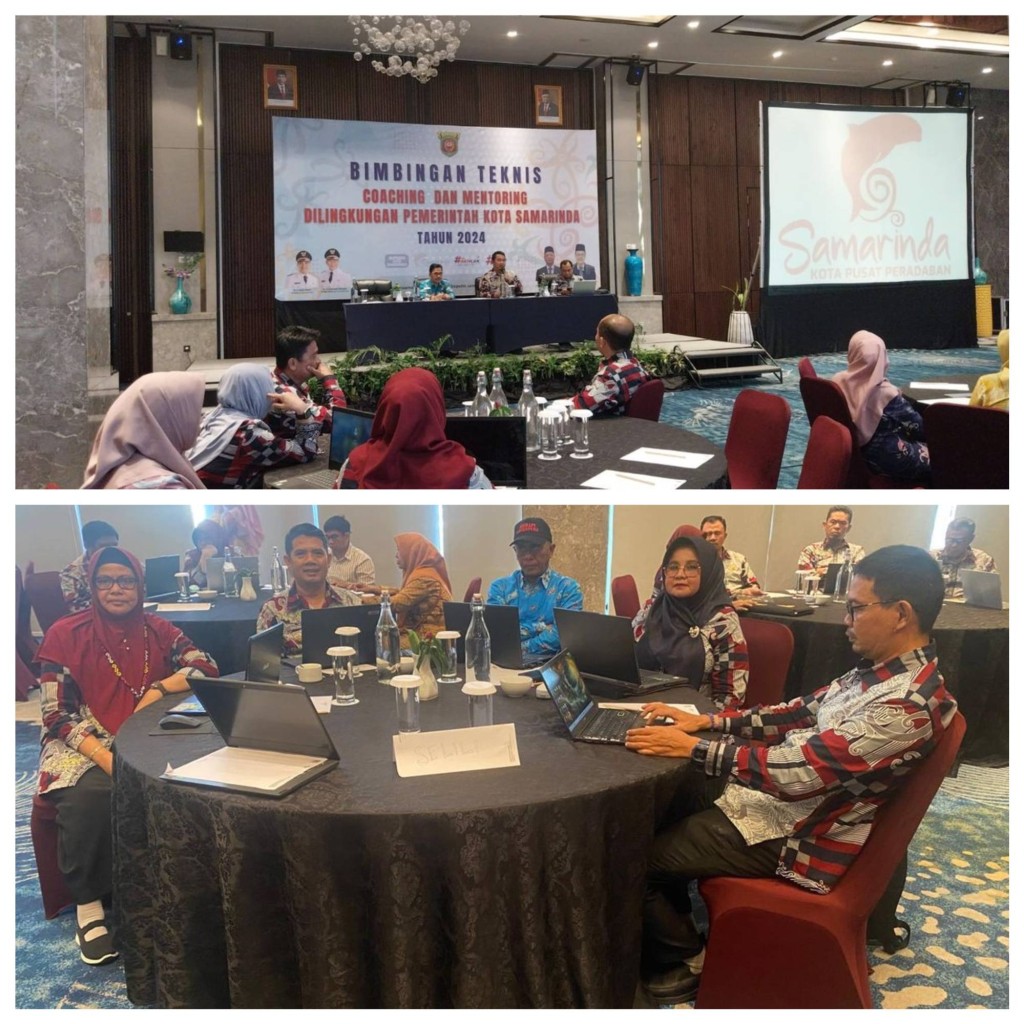 Lurah dan Pejabat Struktural Kelurahan Selili Ikuti Bimtek Coaching dan Mentoring di Samarinda (25/07/2024)