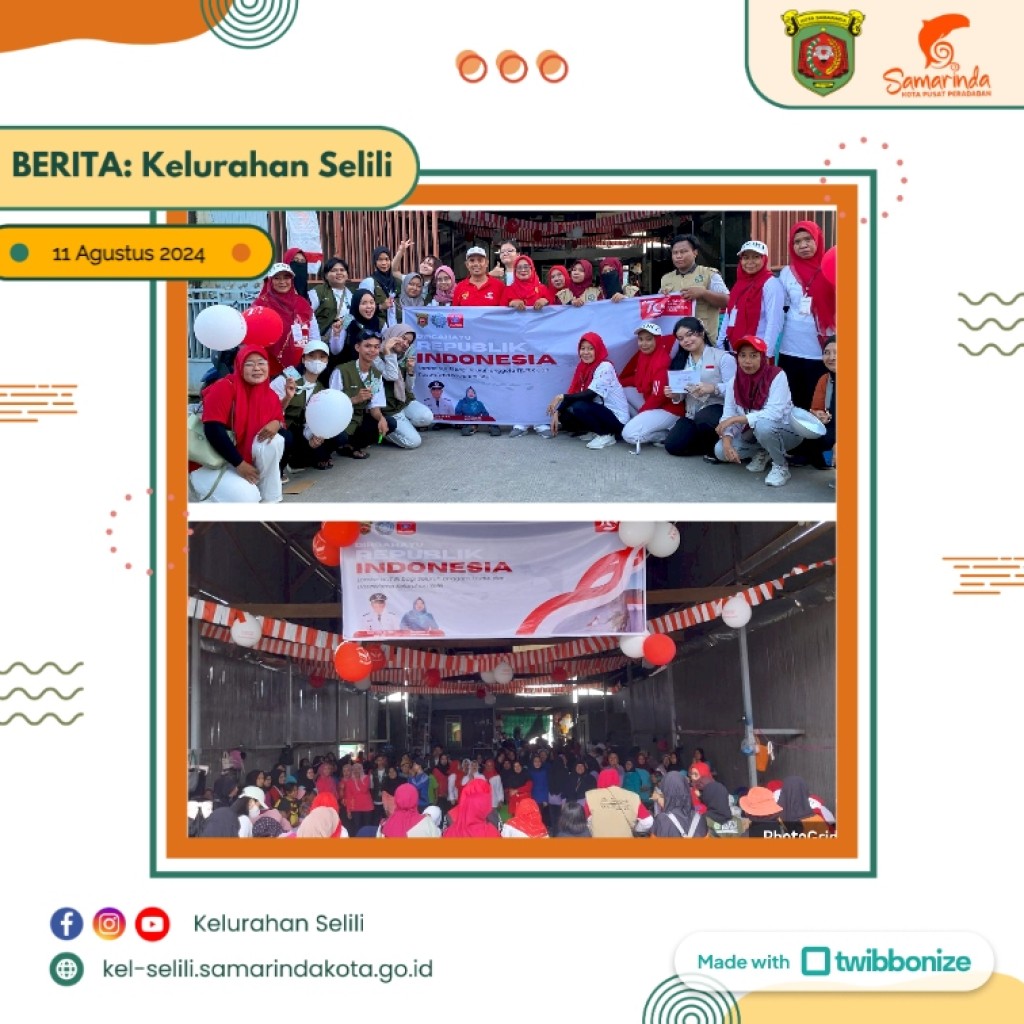 Lomba Meriah HUT RI di Kelurahan Selili (11/08/2024)