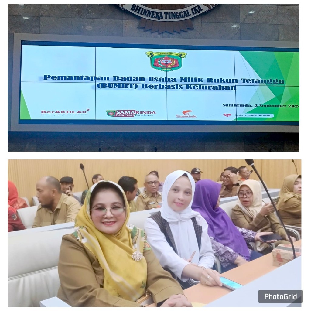 Pemantapan Badan Usaha Milik RT (BUMRT) Berbasis Kelurahan di Balaikota Samarinda (02/09/2024)