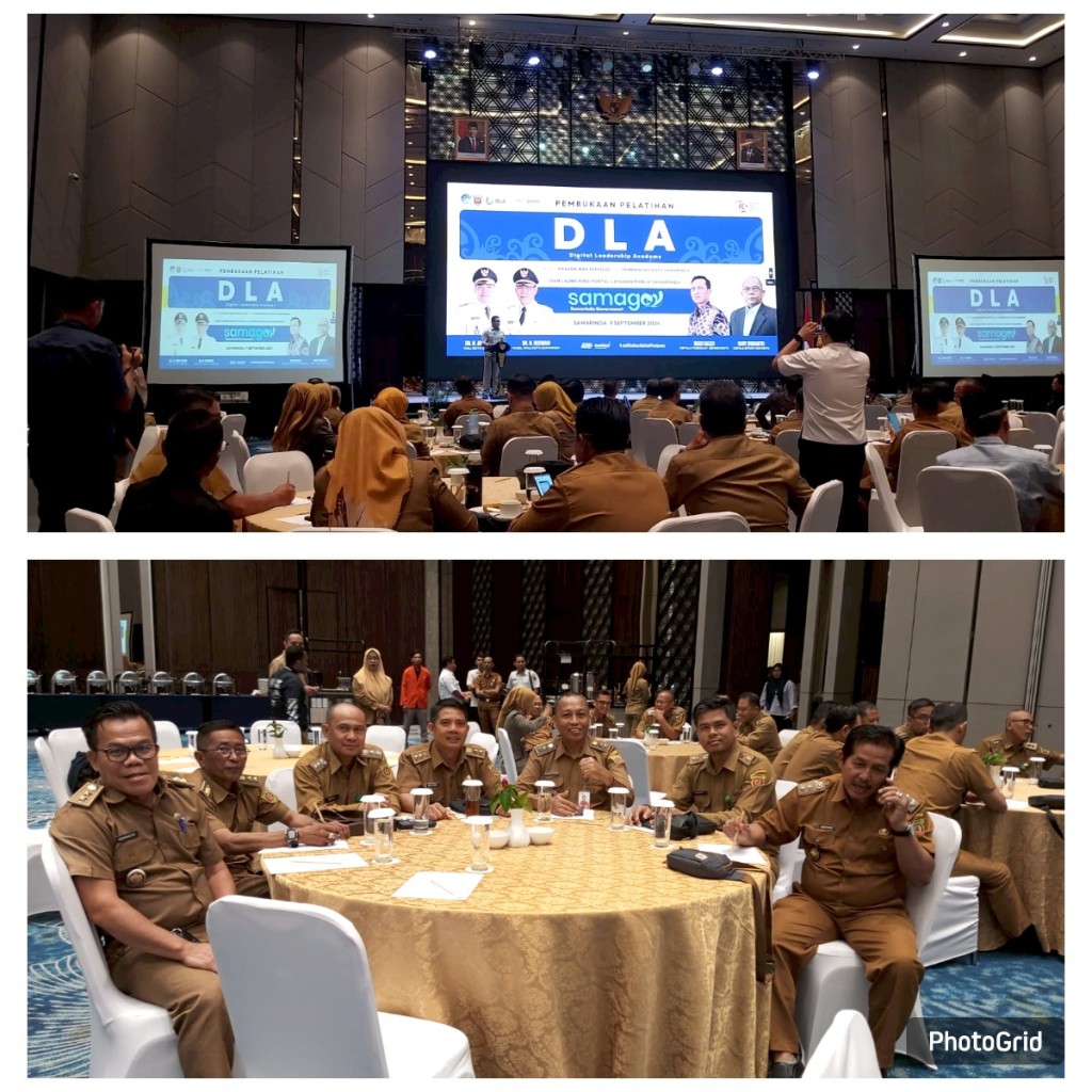 Lurah Selili Hadiri Pembukaan Digital Leadership Academy dan Launching Portal Layanan Publik Samarinda (09/09/2024)