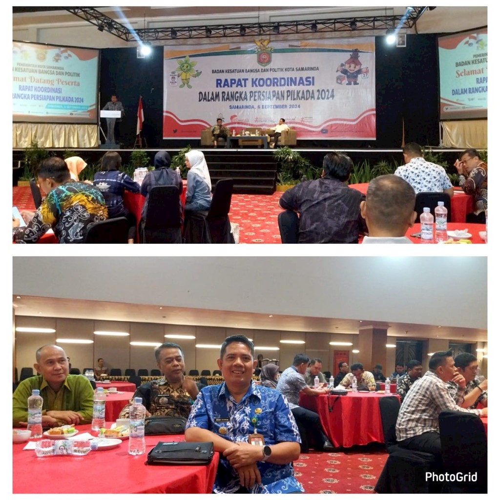 Lurah Selili Hadiri Rapat Koordinasi Persiapan Pilkada 2024 yang Diselenggarakan oleh Badan Kesbangpol Kota Samarinda (06/09/2024)
