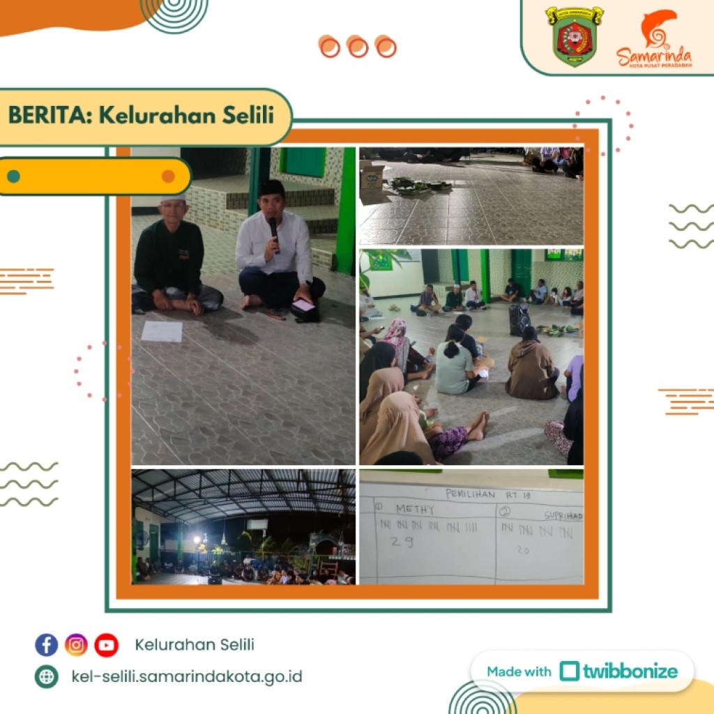 Pemilihan RT 19 Kelurahan Selili (14/09/2024)