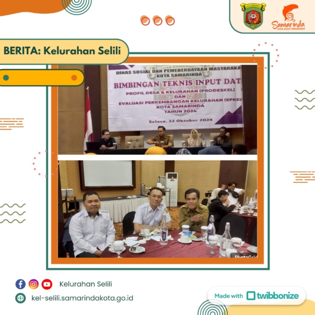 Bimbingan Teknis Prodeskel dan Epdeskel 2024 di Samarinda (22/10/2024)