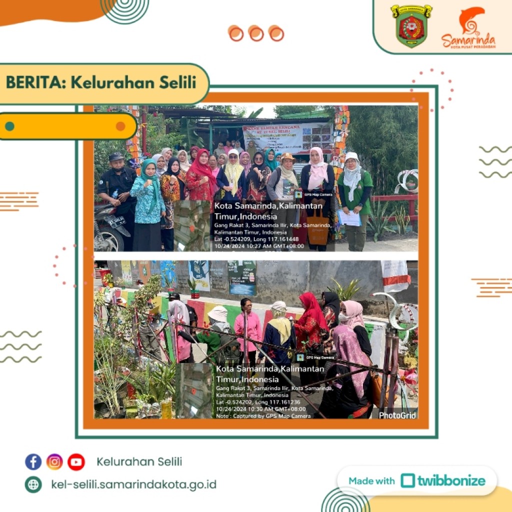 Kelurahan Selili Berpartisipasi dalam Lomba Kampung Salai (Sampah Bernilai) (24/10/2024)