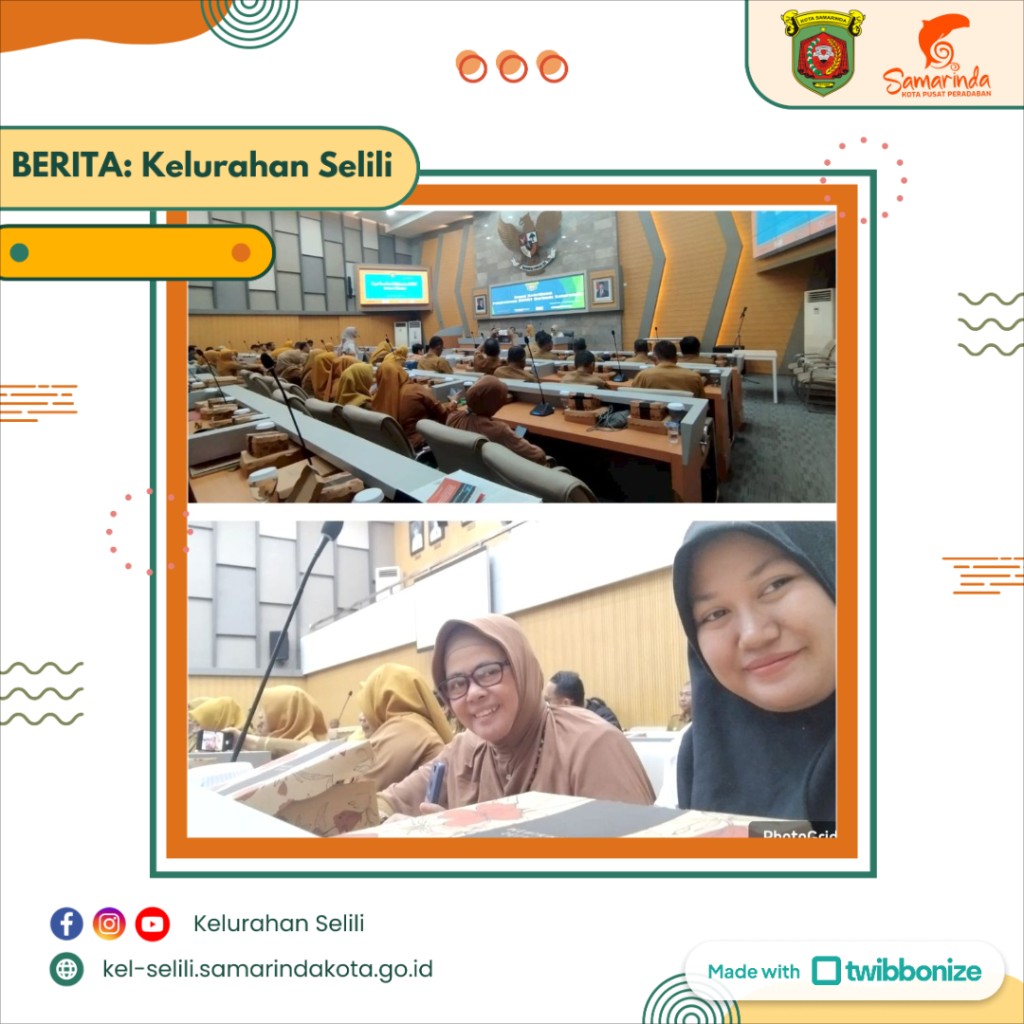 Sekretaris Lurah Selili dan Staff Ekobang & LH Hadiri Rapat Koordinasi BUMRT di Mangkupelas Balai Kota Samarinda (02/12/2024)