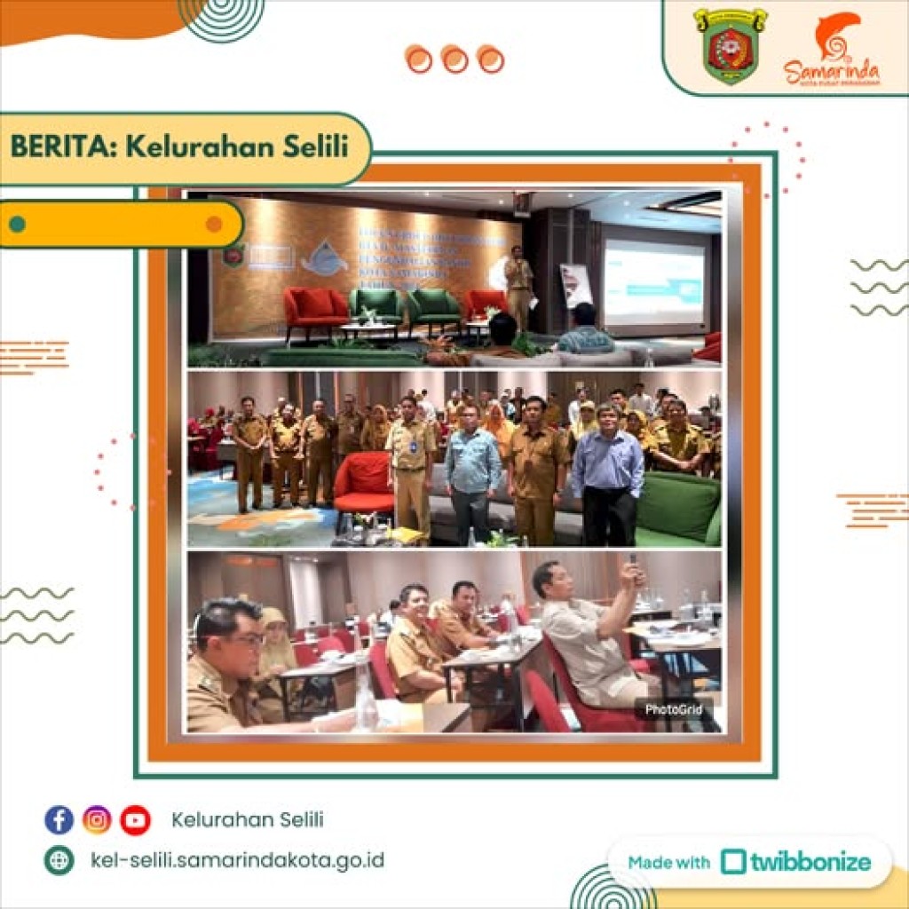 Lurah Selili Deddy Irawan Hadiri Focus Group Discussion (FGD) Review Masterplan Pengendalian Banjir Kota Samarinda Tahun 2024 (10/12/2024)