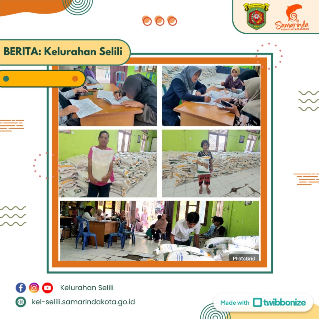 Pendistribusian Bantuan Beras Bulog 10 Kg kepada 713 Warga Kelurahan Selili yang Terdaftar sebagai Penerima Bantuan (06/12/2024)