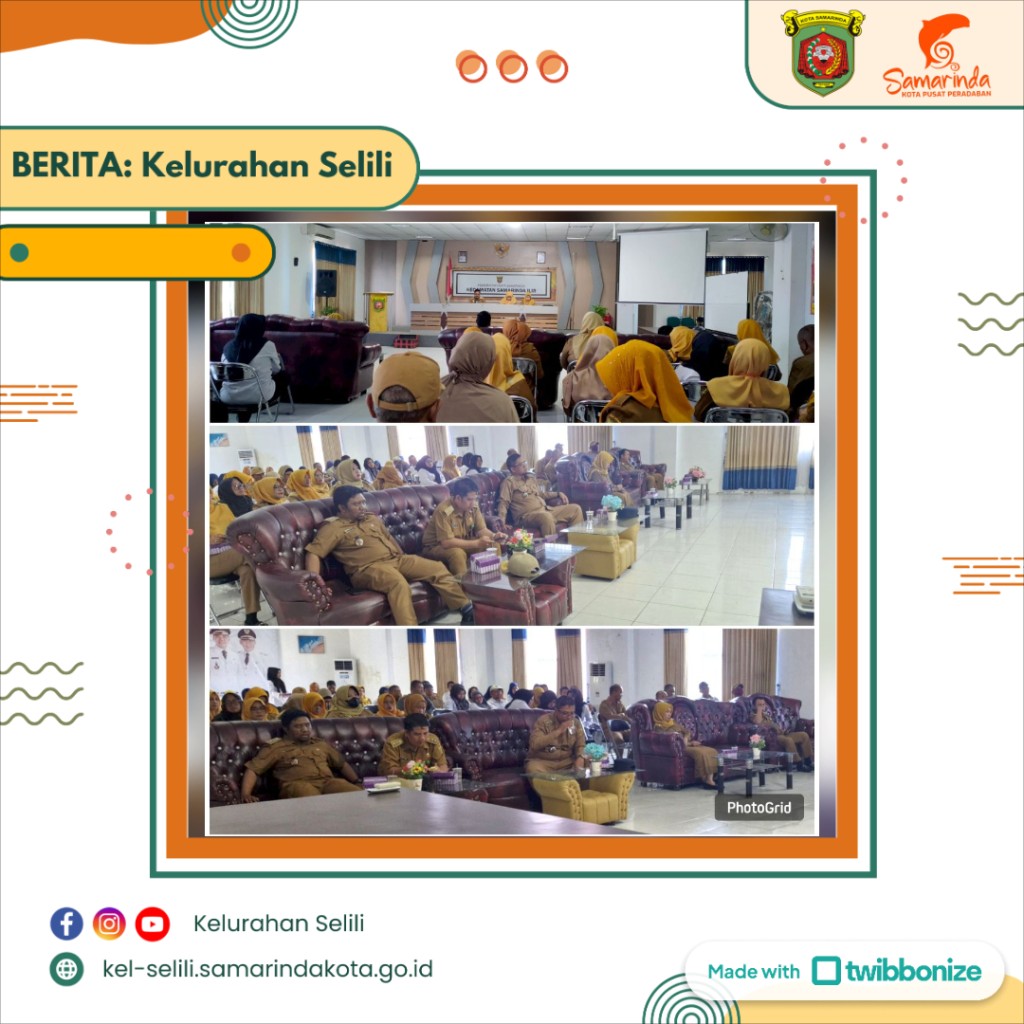 Rapat Koordinasi Bersama Camat, Sekcam, Kasubag Umum, Lurah, Pejabat Struktural, dan Seluruh Staf se-Kecamatan Samarinda Ilir (09/12/2024)