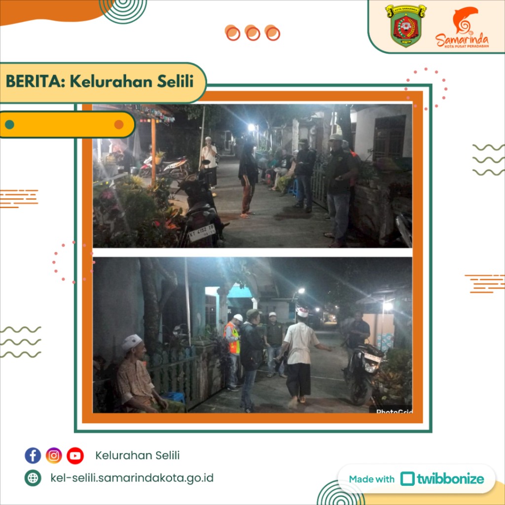 PENGAWASAN WILAYAH KELURAHAN SELILI PADA MALAM PERAYAAN TAHUN BARU 2025 (31/12/2024)