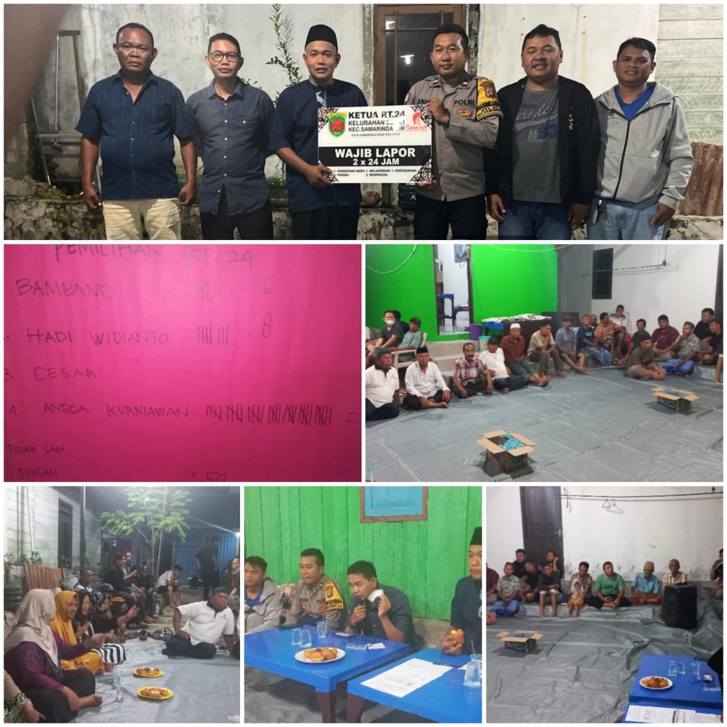 Pemilihan RT 24 Kelurahan Selili, Angga Kurniawan Terpilih sebagai Ketua RT (23/02/2025)