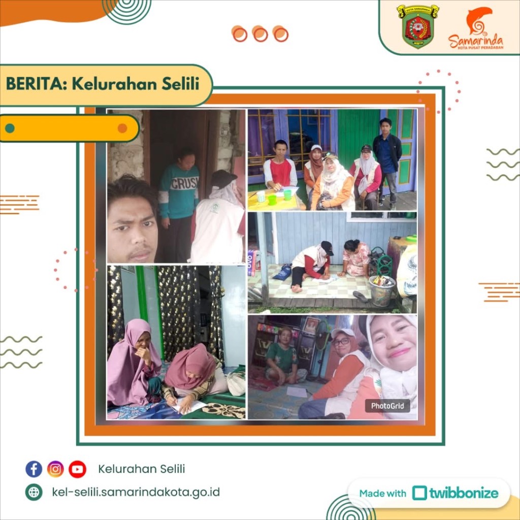 Kelurahan Selili dan IPSM Lakukan Verifikasi dan Validasi Data Miskin Ekstrem (23/04/2025)