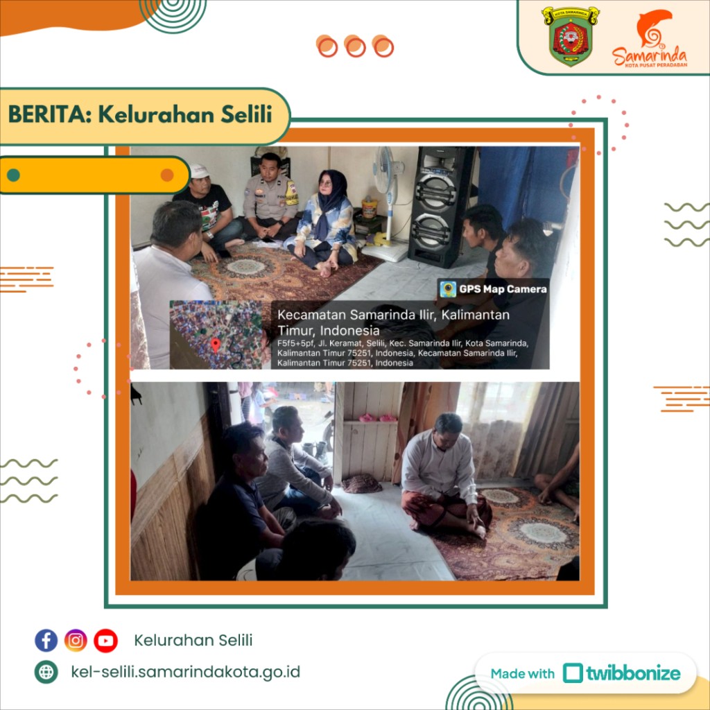 MEDIASI PERKELAHIAN DI RT. 31 KELURAHAN SELILI BERLANGSUNG DAMAI (25/04/2025)