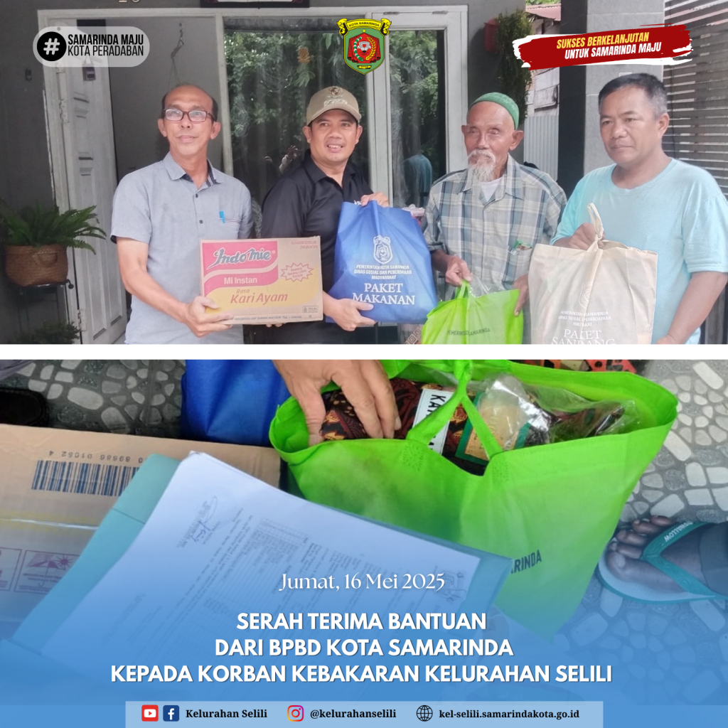 BPBD Salurkan Bantuan Kepada Korban Kebakaran Kelurahan Selili (16/05/2025)