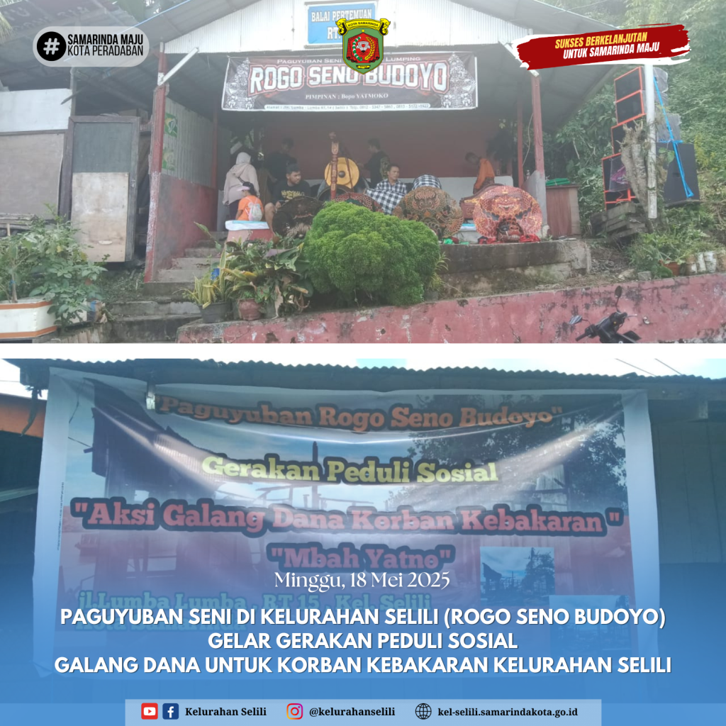 Paguyuban Seni Rogo Seno Budoyo Gelar Aksi Sosial Galang Dana untuk Korban Kebakaran di Kelurahan Selili