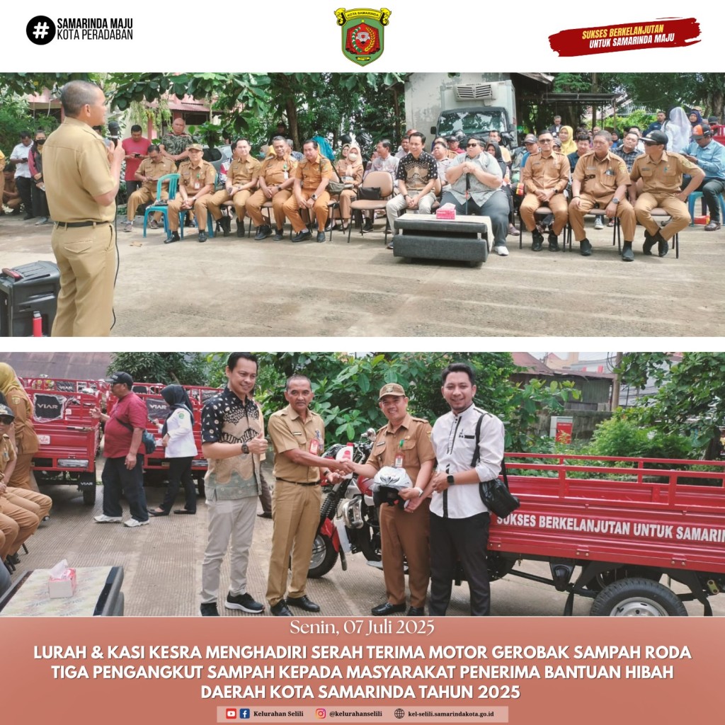 Penyerahan Motor Gerobak Sampah Hibah Daerah (07/07/2025)